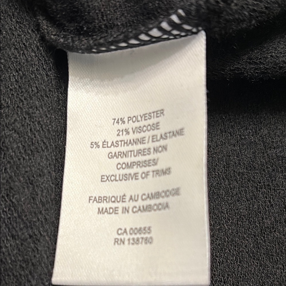 Hyba Black women’s Sweater, size large - crew neck - Picture 9 of 10
